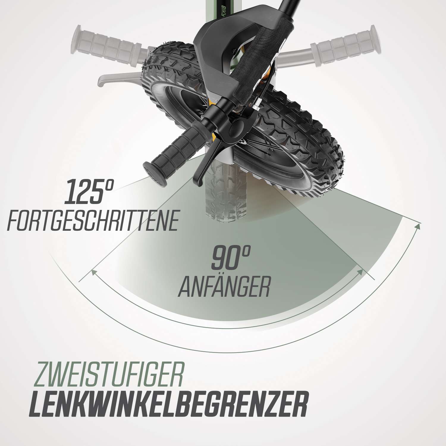 BERG Laufrad Biky Cross Green inkl. Handbremse BERG Laufrad Biky Cross Green inkl. Handbremse